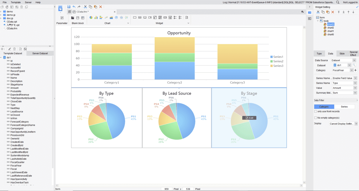 Salesforce接続