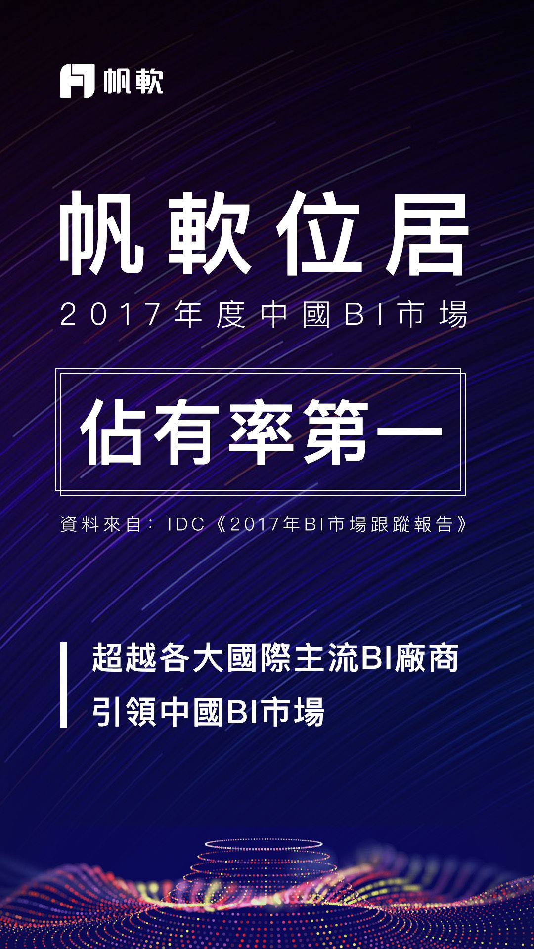 IDC 2017年BI市場跟蹤報告
