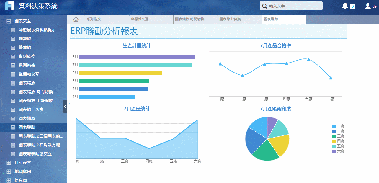 interface Web報表設計器,類excel界面