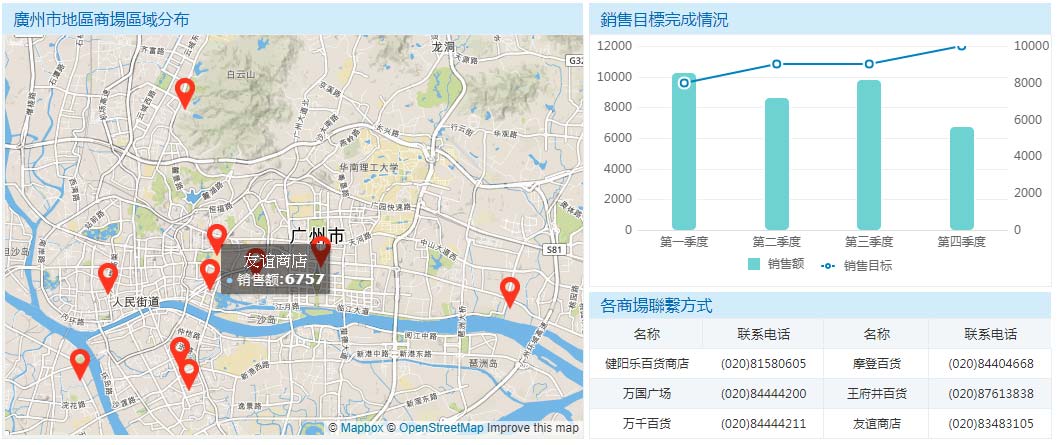 interface Web報表設計器,類excel界面
