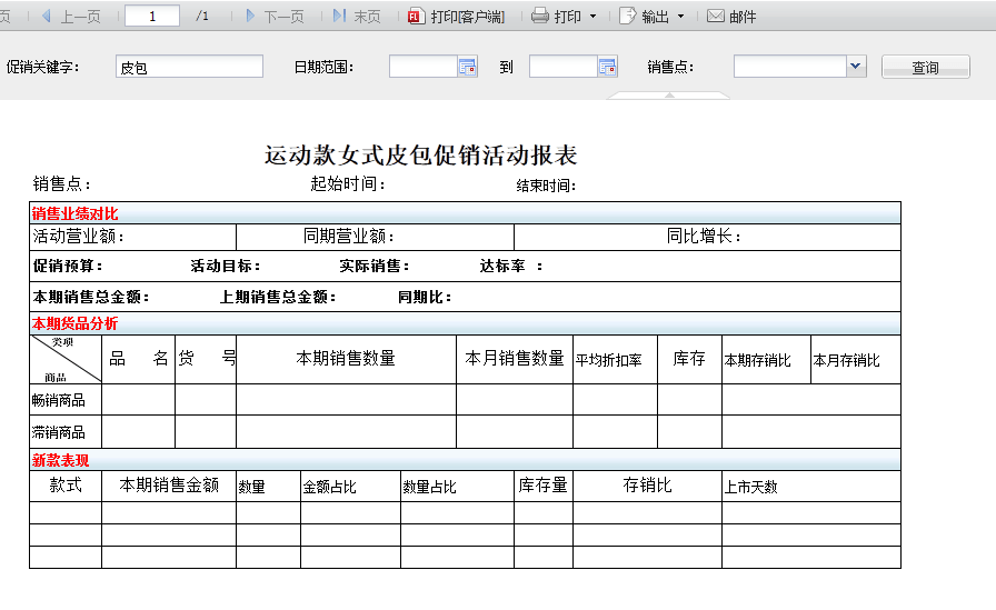 促销活动决策平台依据