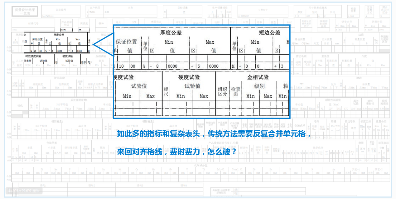 复杂报表