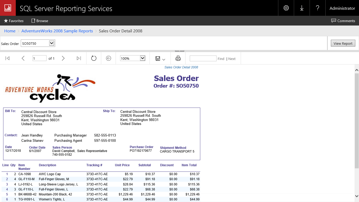 sql database reporting tools