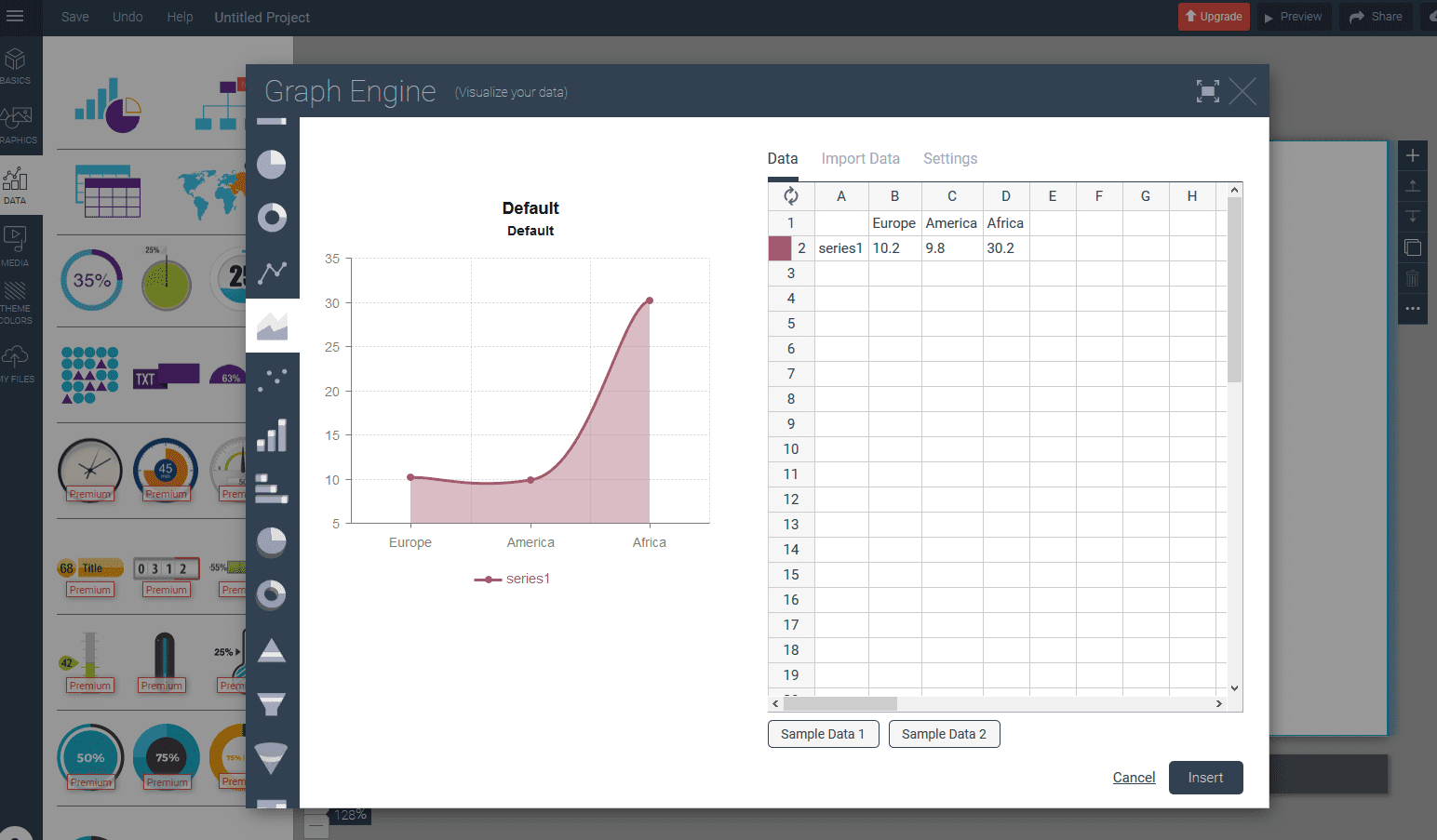 charts and tables