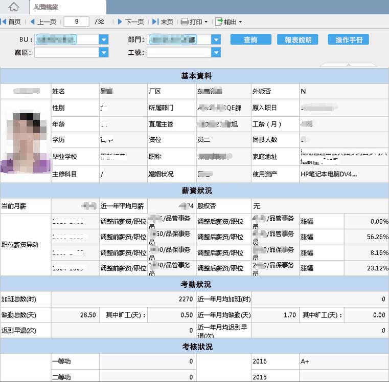 FineReport報表與BI商業智慧軟體-報表案例