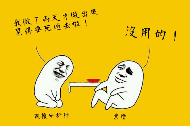 你費那麼大勁做的數據分析，有用嗎？