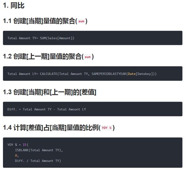 PowerBI比較依賴於DAX函數 