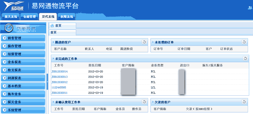 FineReport報表系統實例方案之物流報表決策平台