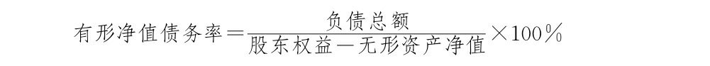 偿债能力指标